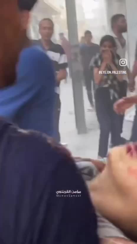 İsrail Savaş Uçakları Braij Mülteci Kampı'nı Bombaladı