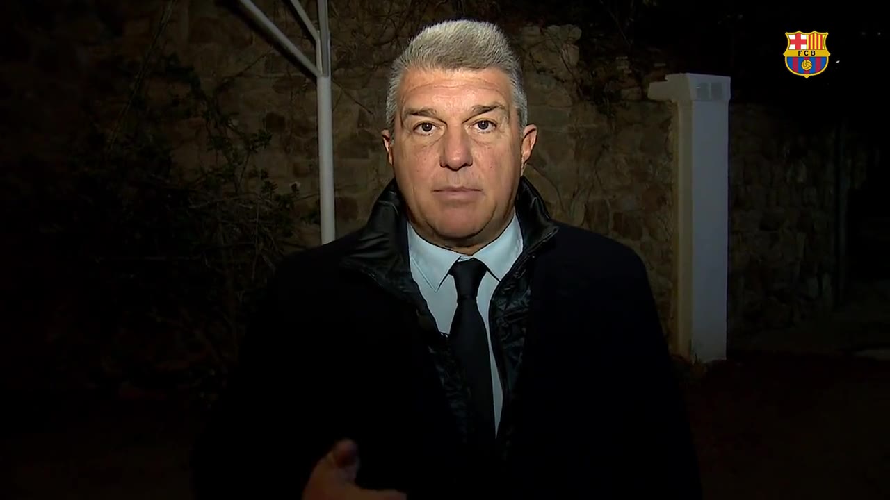 Laporta: "Zor zamanlarda yanınızda olduğumuzu belirtmek istiyoruz."