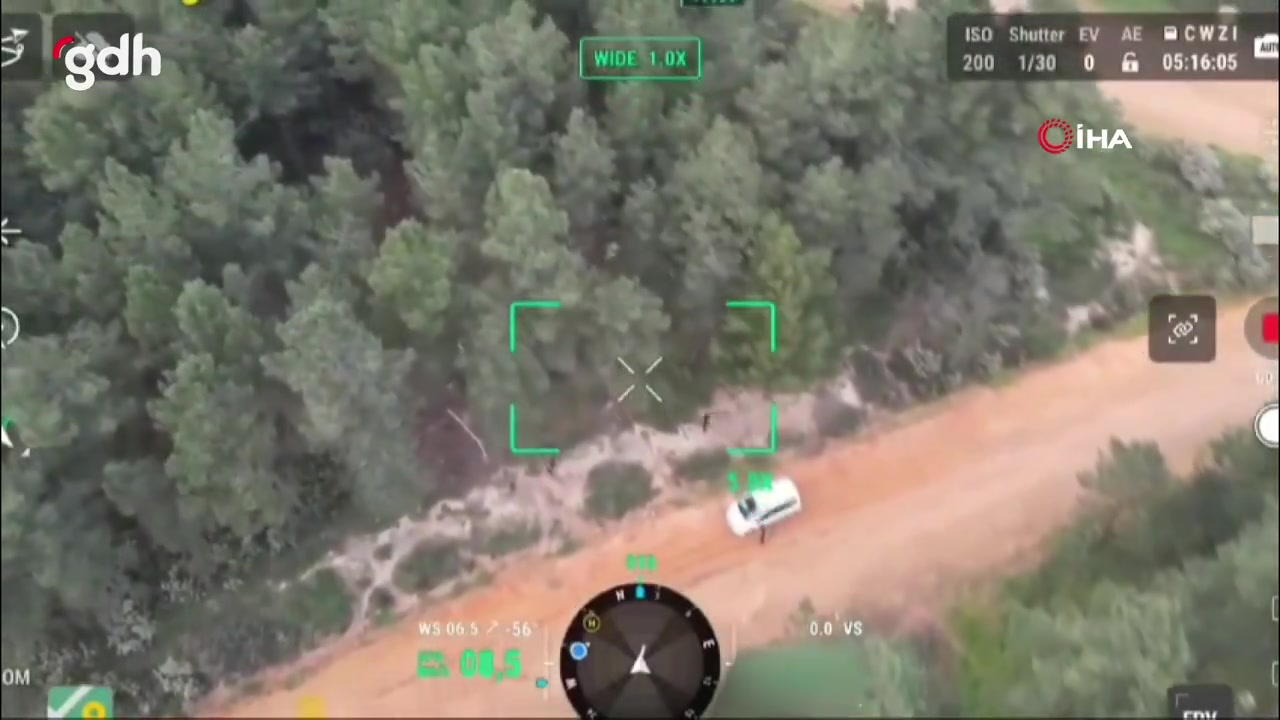 Sultanbeyli'de drone denetiminde uyuşturucu suç üstü yakalandı