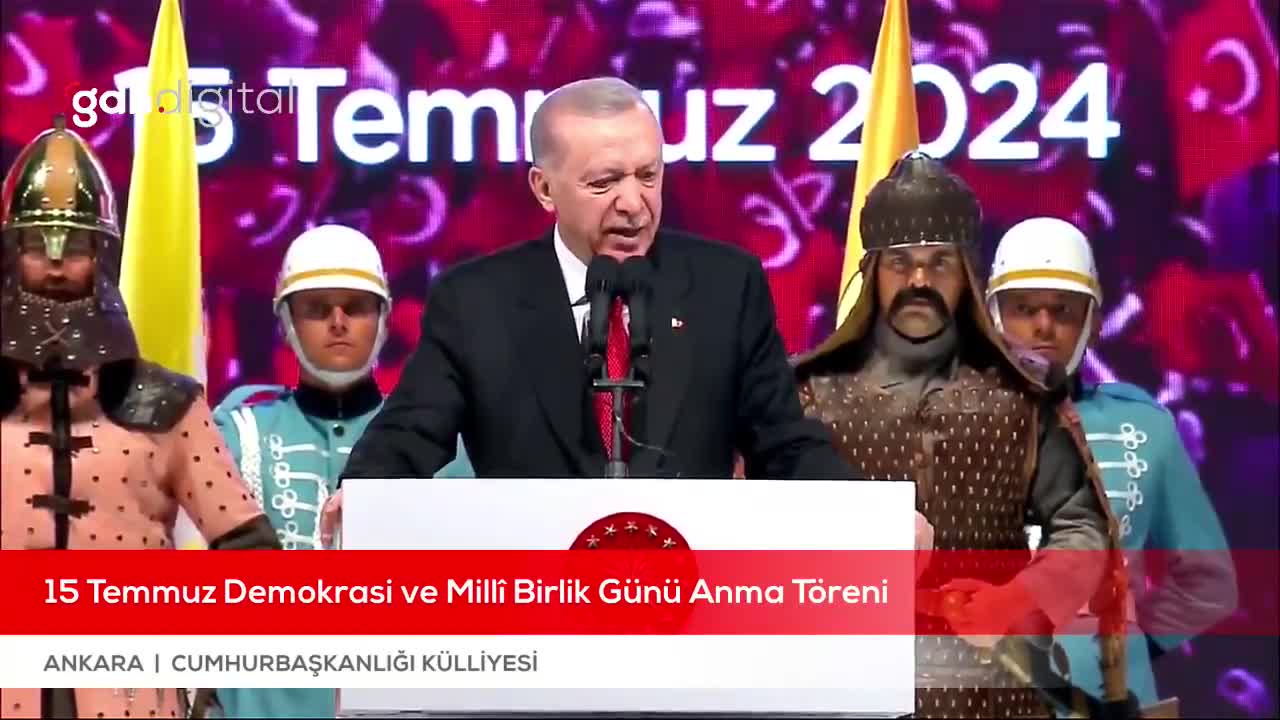 Erdoğan: 15 Temmuz'a çamur atmaya çalışanları izliyoruz