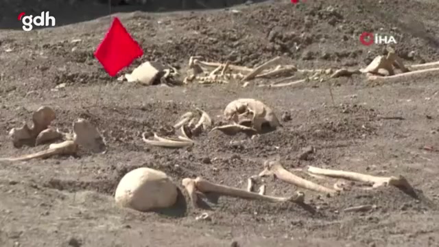 Şuşa'da, 17 Azerbaycanlının gömülü toplu mezarı bulundu