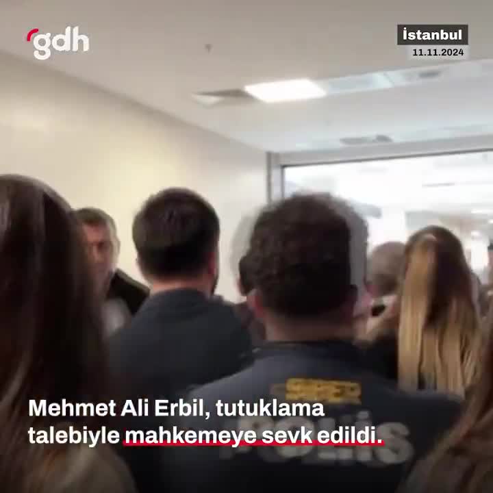 Mehmet Ali Erbil tutuklama talebiyle mahkemede: Tutuklandım