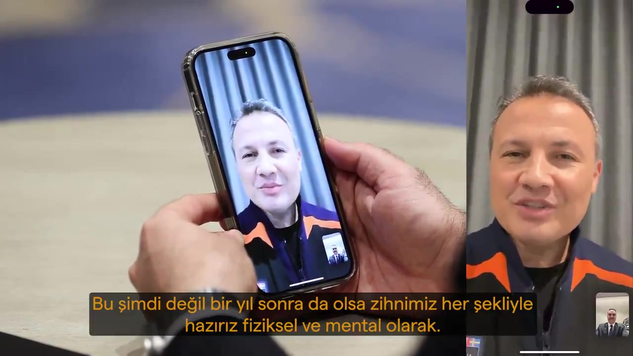 Astronot Gezeravcı, Türkiye’nin uzay misyonu için veda etti