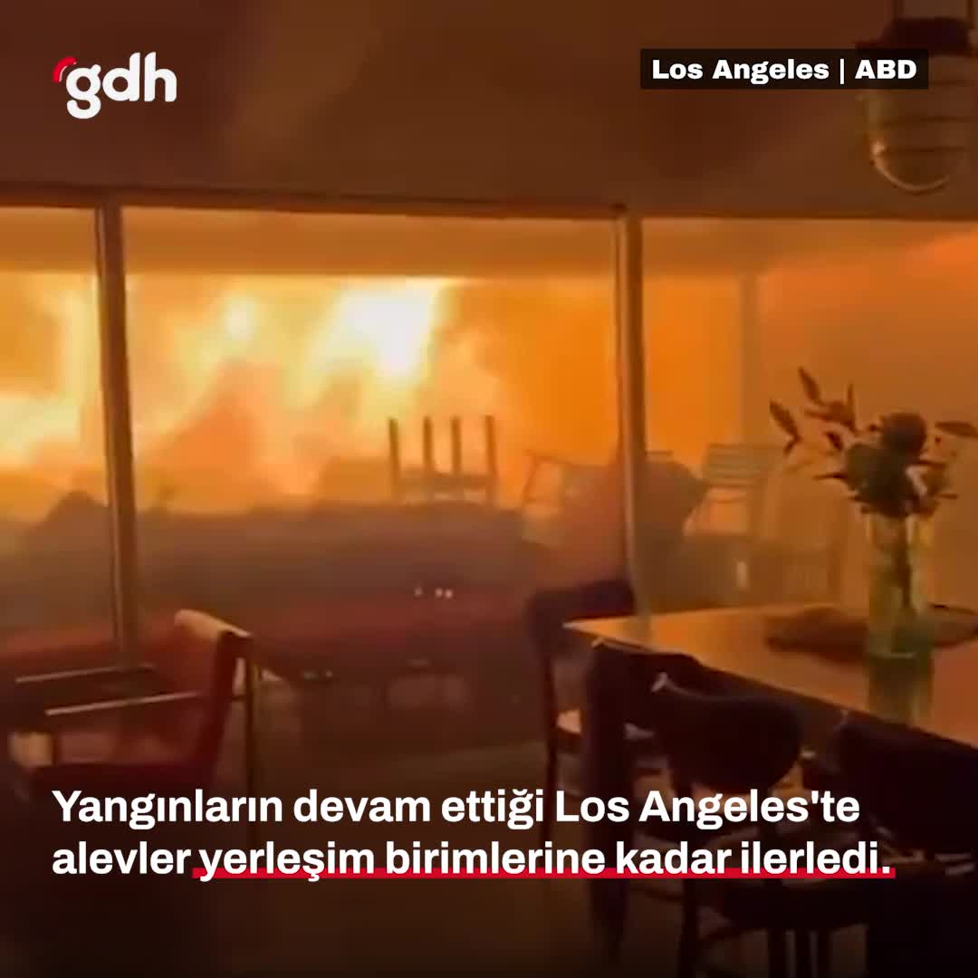 Los Angeles'ta Tarihinin En Büyük Yangınıyla Yüzleşiyor