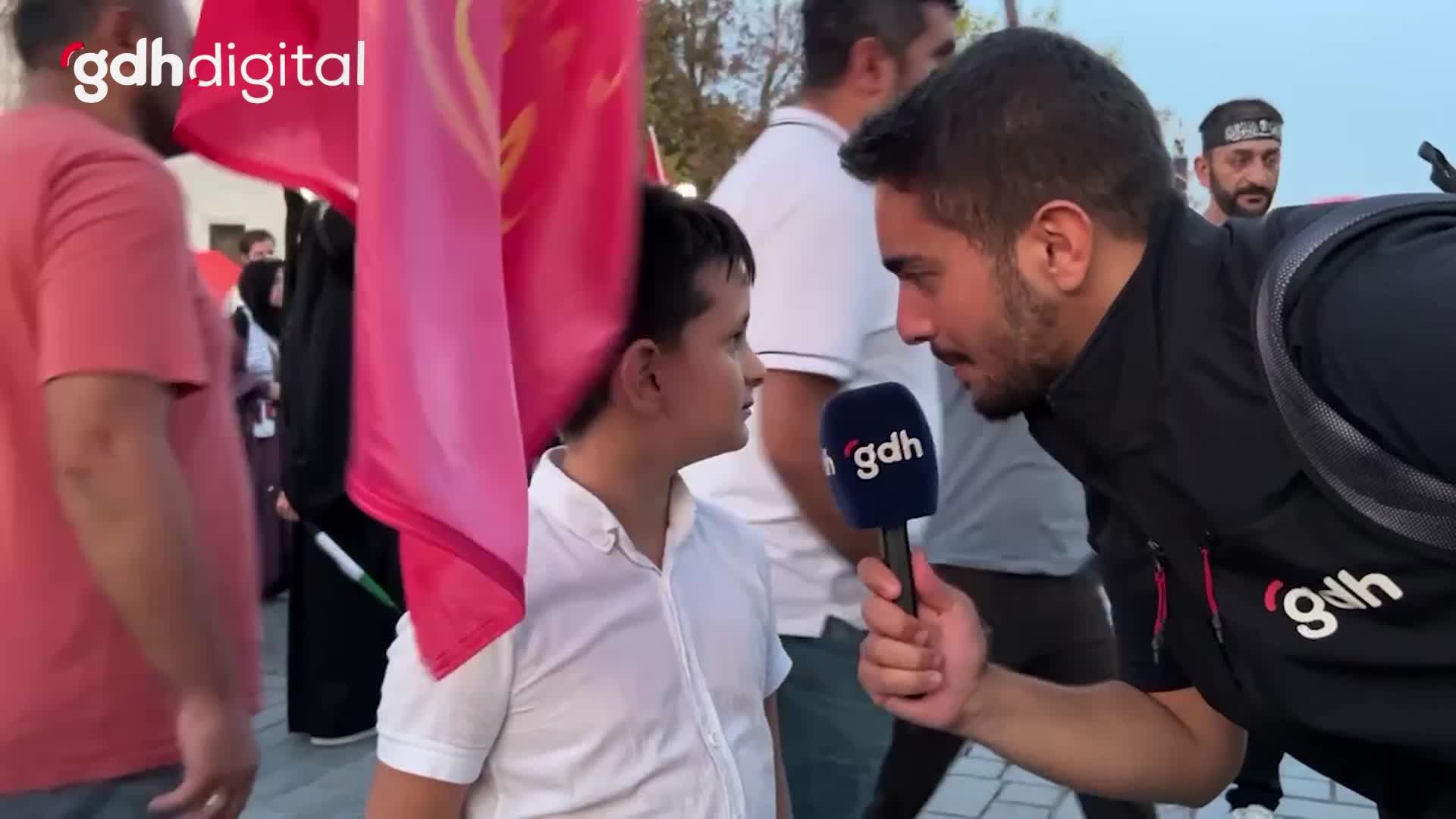 Minik Ömer Talha'dan İsrail'e sert tepki!