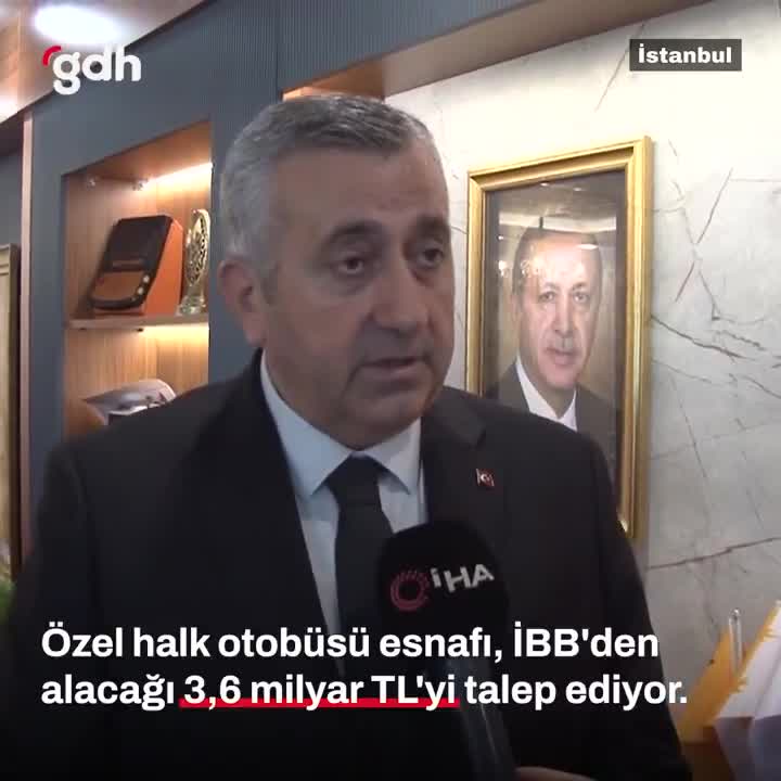 Özel halk otobüsü sahipleri, İBB'den 3,6 milyar lira talep ediyor