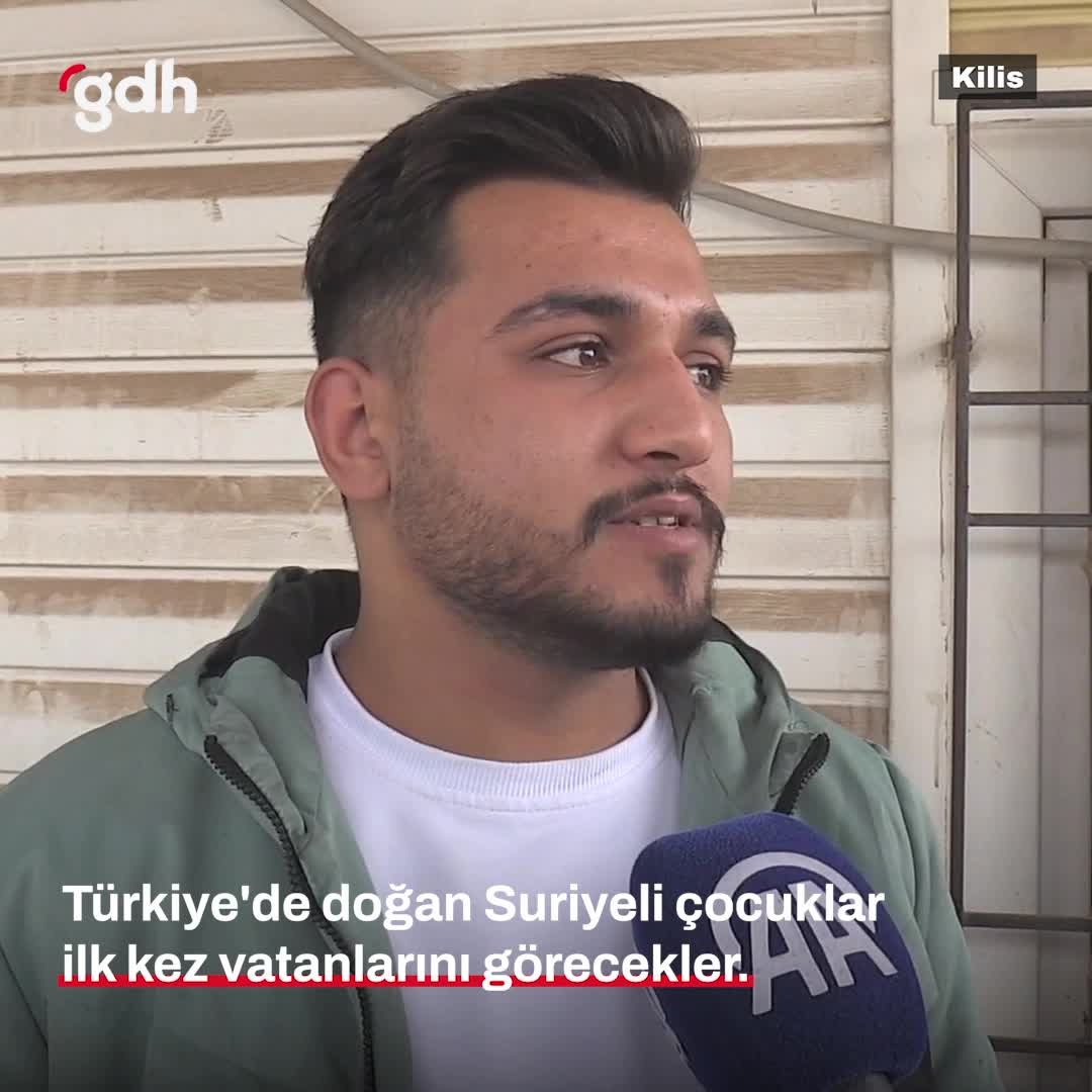 Suriyeli çocuklar, vatanlarını ilk kez görmek için heyecanlı!