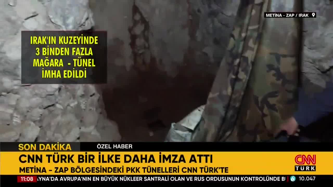 Fulya Öztürk: PKK'nın terk ettiği mağaranın içindeki pislik