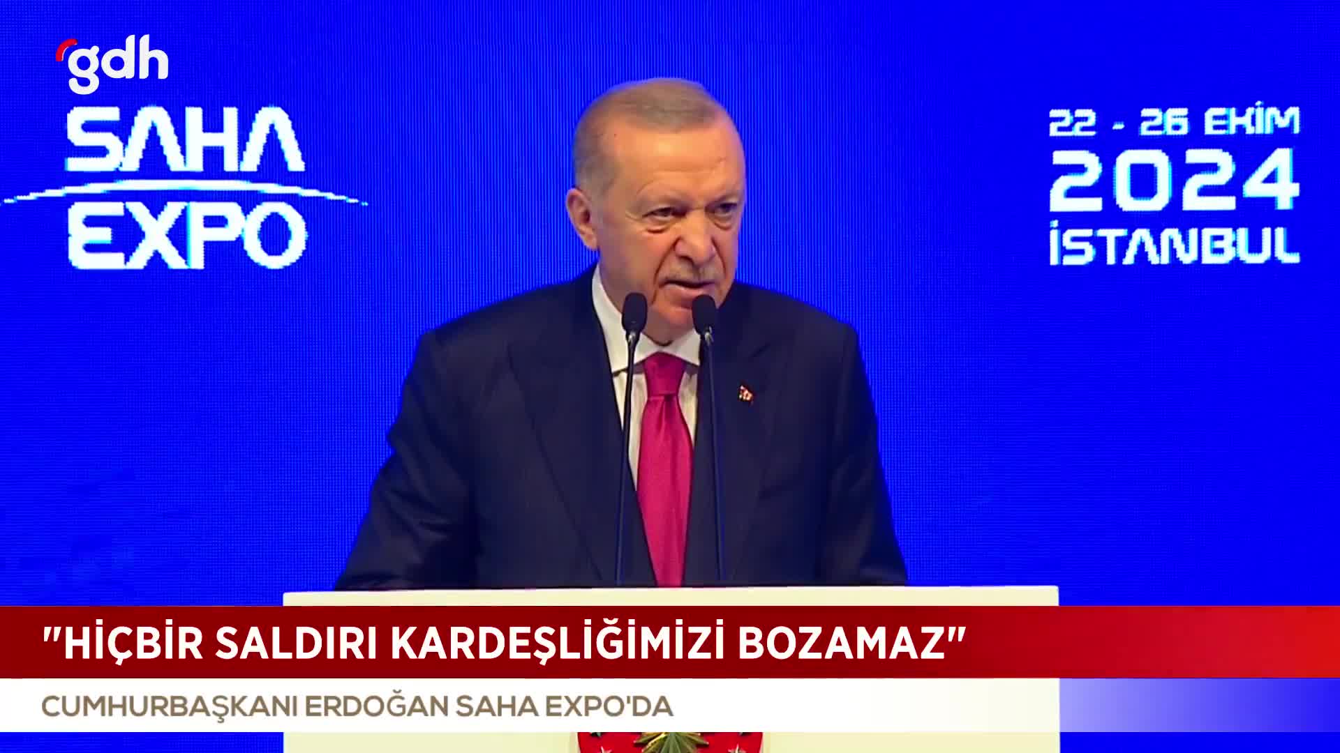 Erdoğan: Medya ve siyasetten terörle topyekûn mücadele bekliyoruz