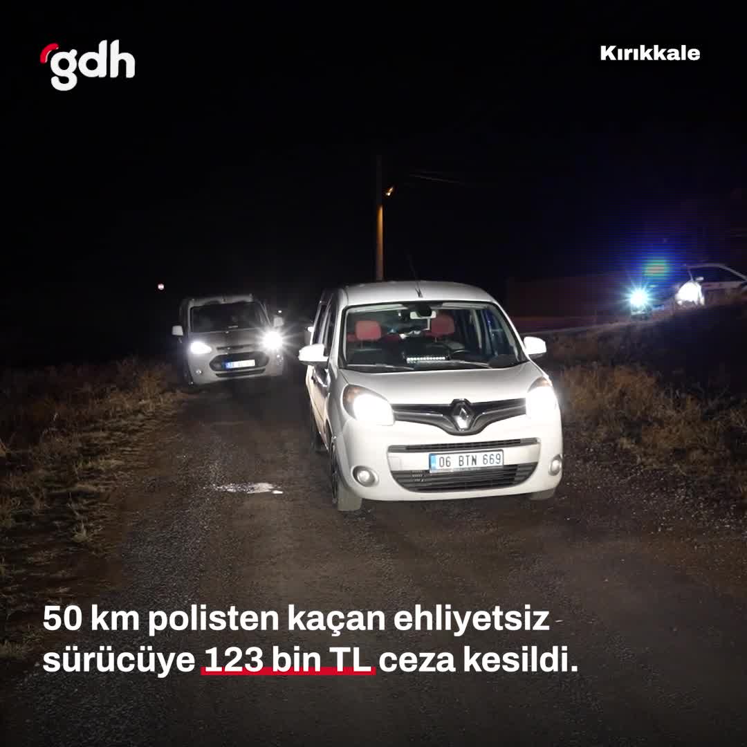 Ehliyetsiz sürücü, polisten kaçtı, 123 bin TL ceza aldı