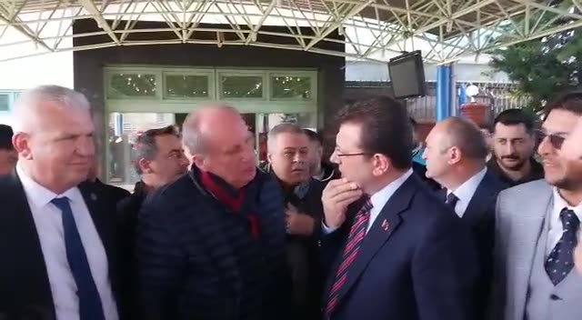 Muharrem İnce ve Ekrem İmamoğlu Hatay'da karşılaştı