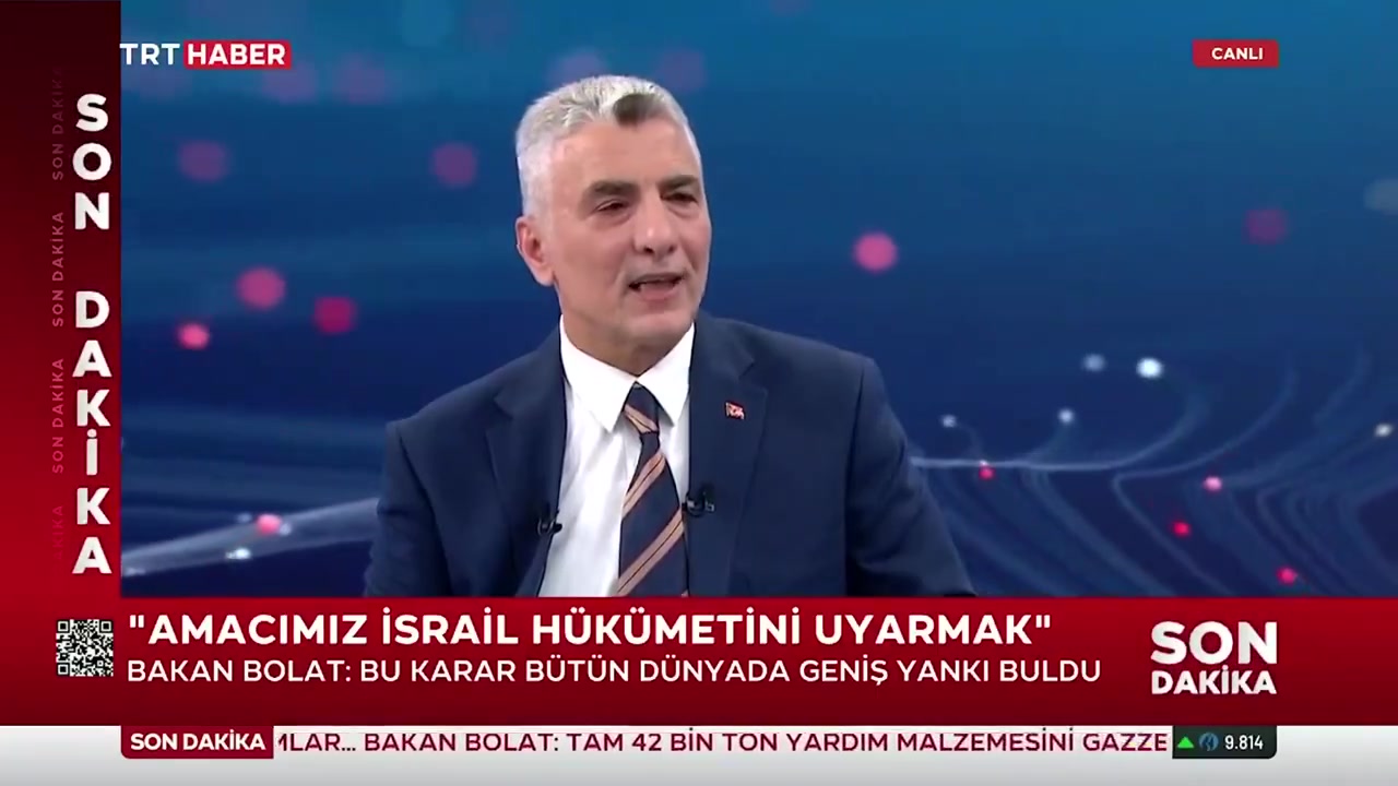 Ticaret Bakanı Bolat: Filistinli mevkidaşlarım arkamızda