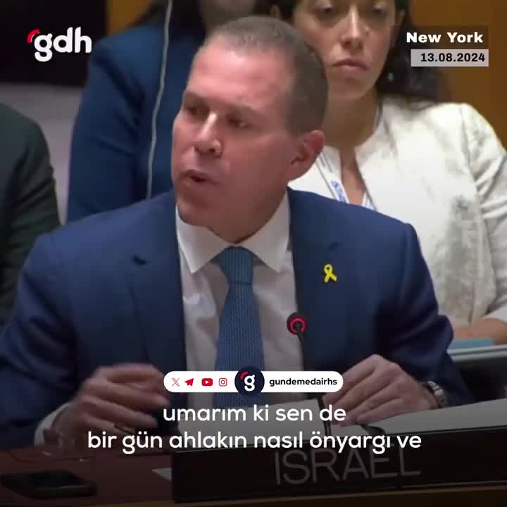 İsrail Temsilcisi: Dünyanın en ahlaklı ülkesi biziz, Filistin!