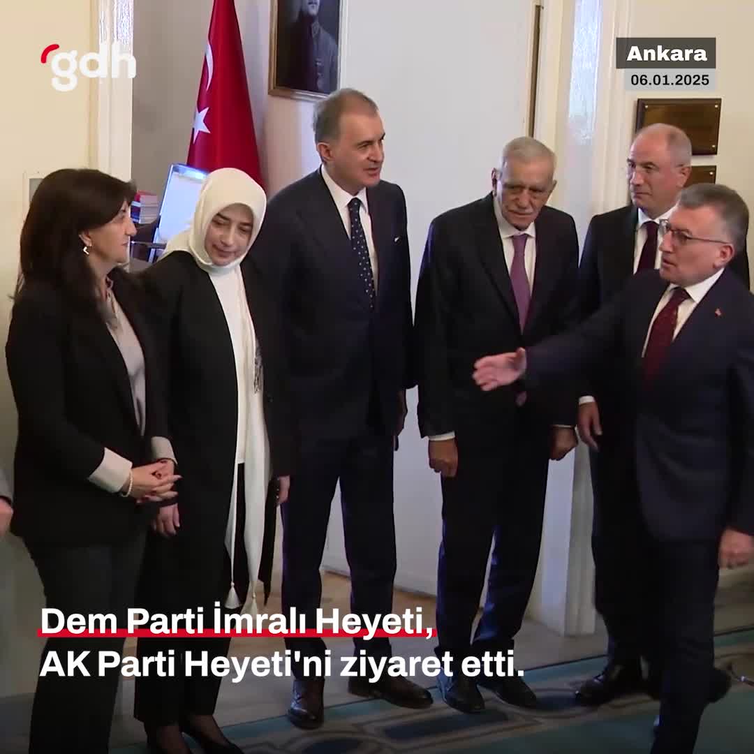 DEM Parti ve AK Parti Heyetleri Görüşmesi Sona Erdi