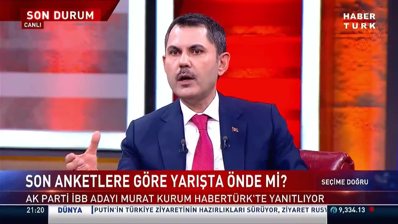 Murat Kurum: Projelerle 2,5 puan geriden öne geçtik!