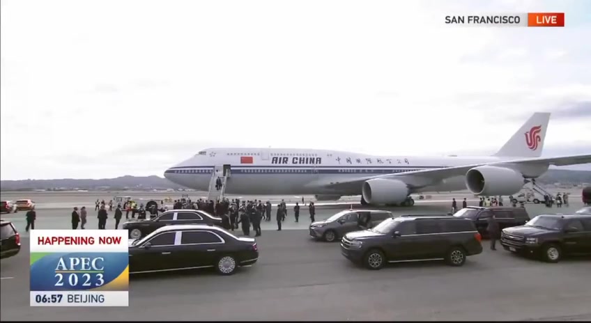 Xi Jinping, APEC zirvesi için San Francisco'ya gitti
