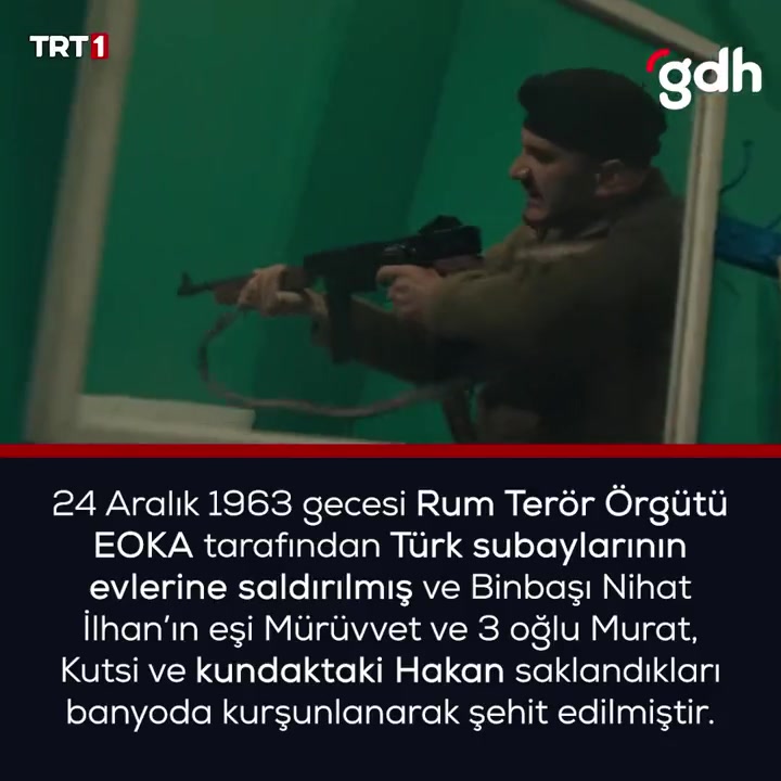 EOKA'nın 1963 saldırısında Türk subayları şehit oldu