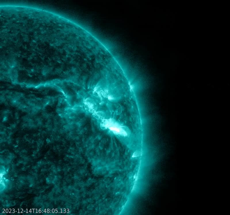NASA'dan En Büyük Güneş Patlaması Görüntüleri Yayınlandı