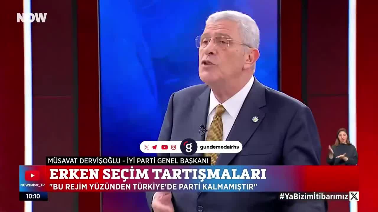 İYİ Parti Başkanı Dervişoğlu: "Cumhurbaşkanı adayları ne yapacak?"