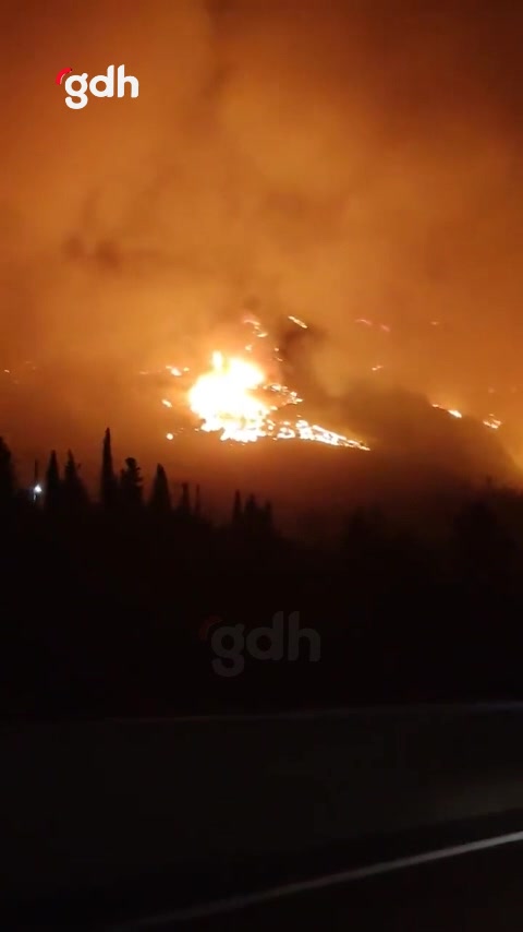 Rodos Adası'ndaki orman yangınları 8. gününde devam ediyor