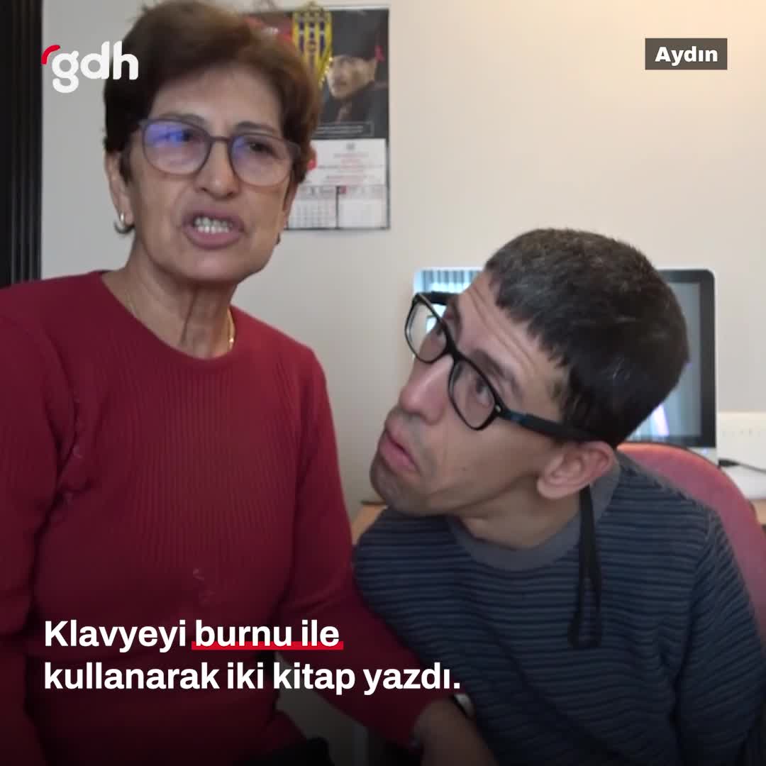 Aydınlı Mustafa Erol, klavye ile kitap yazdı: 'Engelli Kemal'