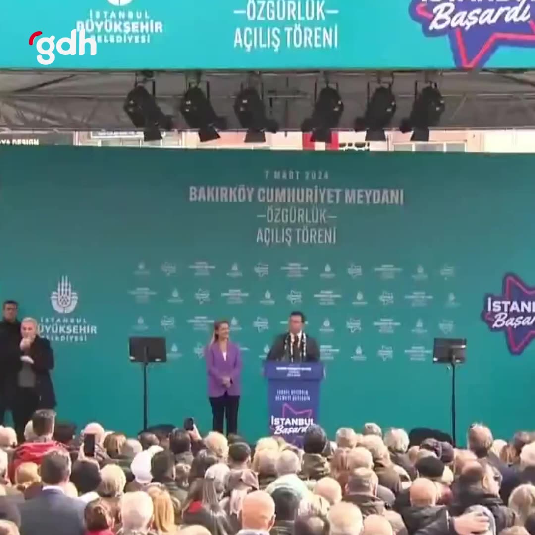 İmamoğlu: "Ben CHP’liyim, her görüşten insanın hizmetindeyim."