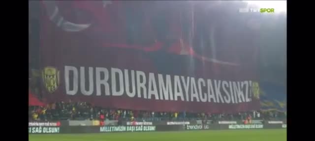 Ankaragücü Taraftarından TUSAŞ’a Destek ve Kınama Mesajı