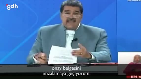 Maduro: Türkiye ile ekonomik belge imzalayacağım
