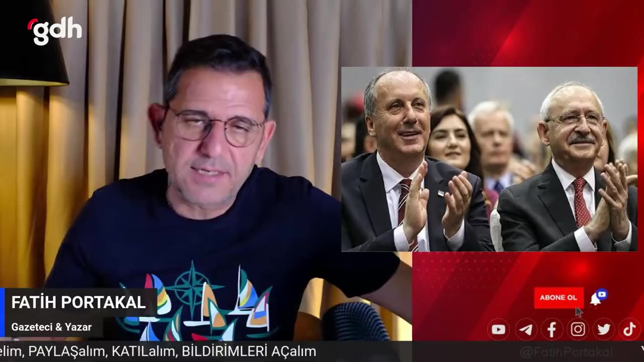 Fatih Portakal: Kılıçdaroğlu'na oy ver, İnce'nin şansı yok