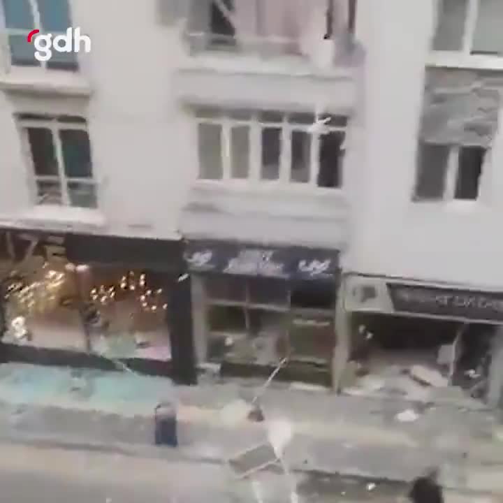 Çorum'da patlama, Osmancık Caddesi'ni savaş alanına döndürdü