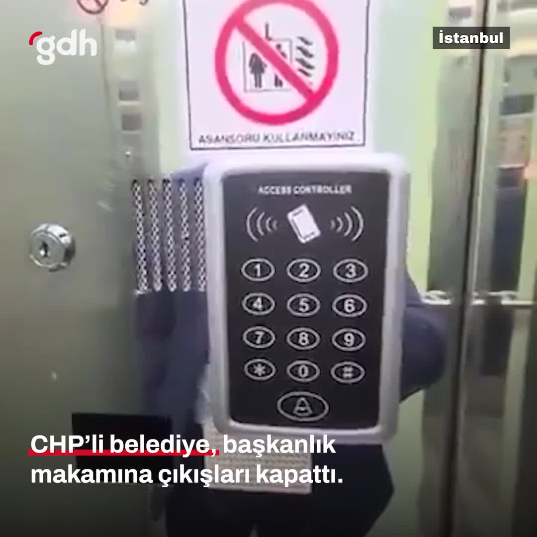 Beyoğlu Belediyesi'nde başkanlık makamına çıkışlar kapandı