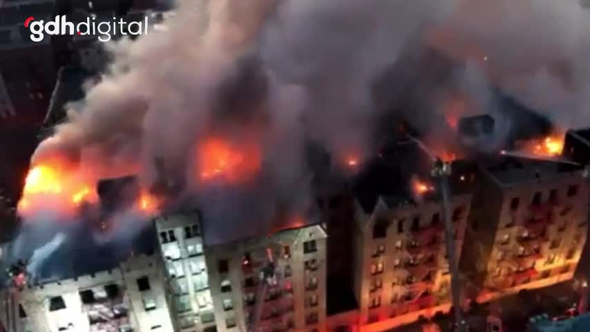 Bronx'taki yangında 7 yaralı, 200 itfaiye müdahale ediyor