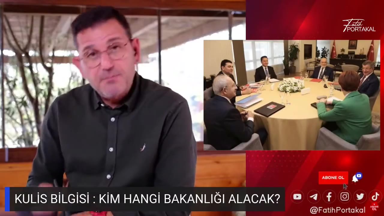 Fatih Portakal, Altılı Masa'nın bakanlık taleplerini açıkladı