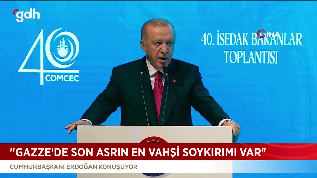 Erdoğan: Siyonist rejim zulmediyor, Filistinlilere diz çöktüremedi