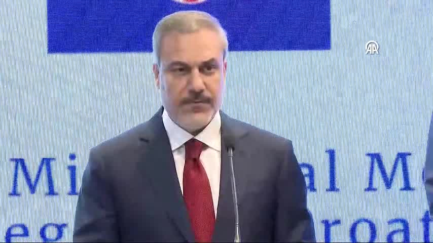 Fidan, Dubrovnik'te Türkiye-Bosna-Hırvatistan Zirvesi'nde konuştu