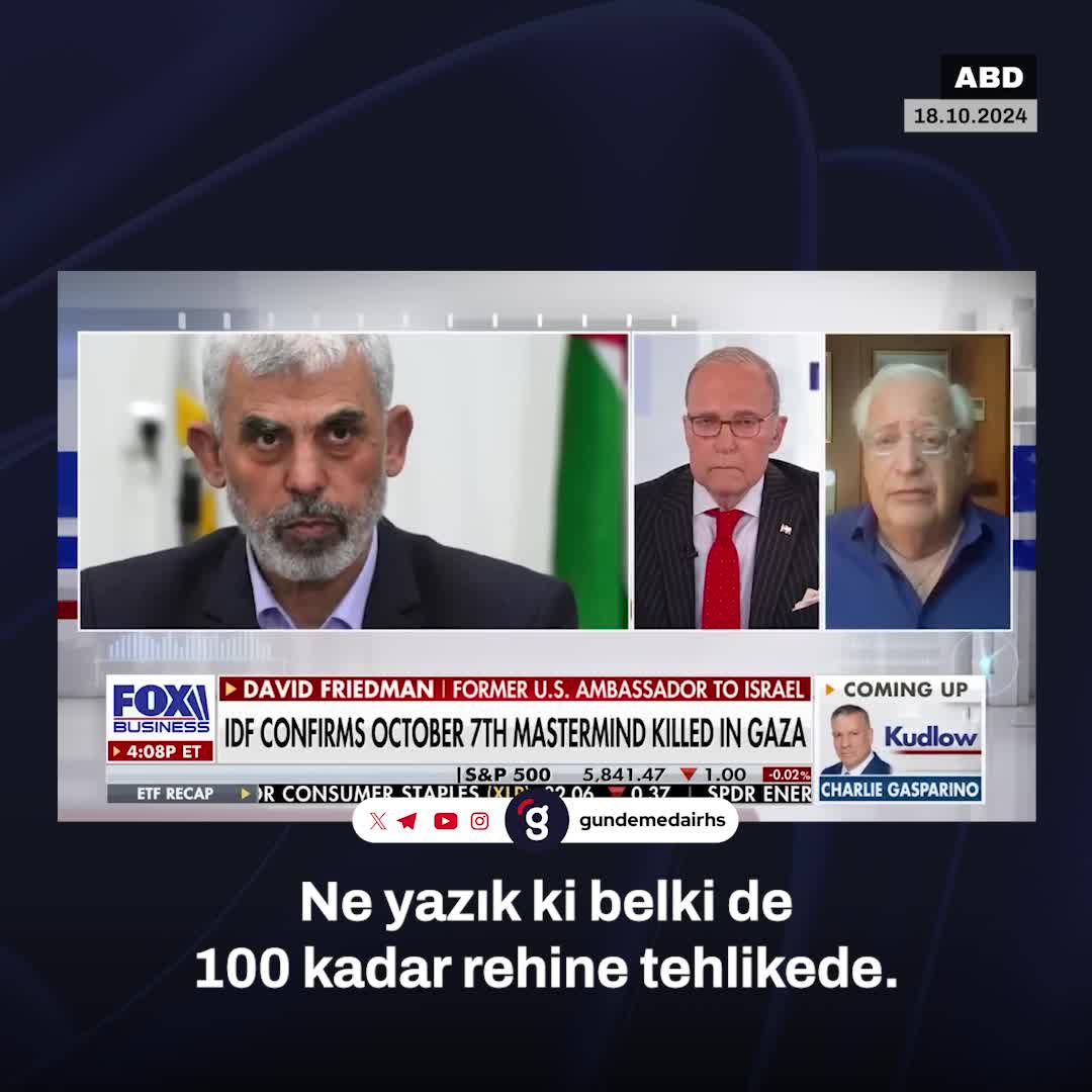 Friedman: Hamas Başsız Kaldı, Kontrol Yok