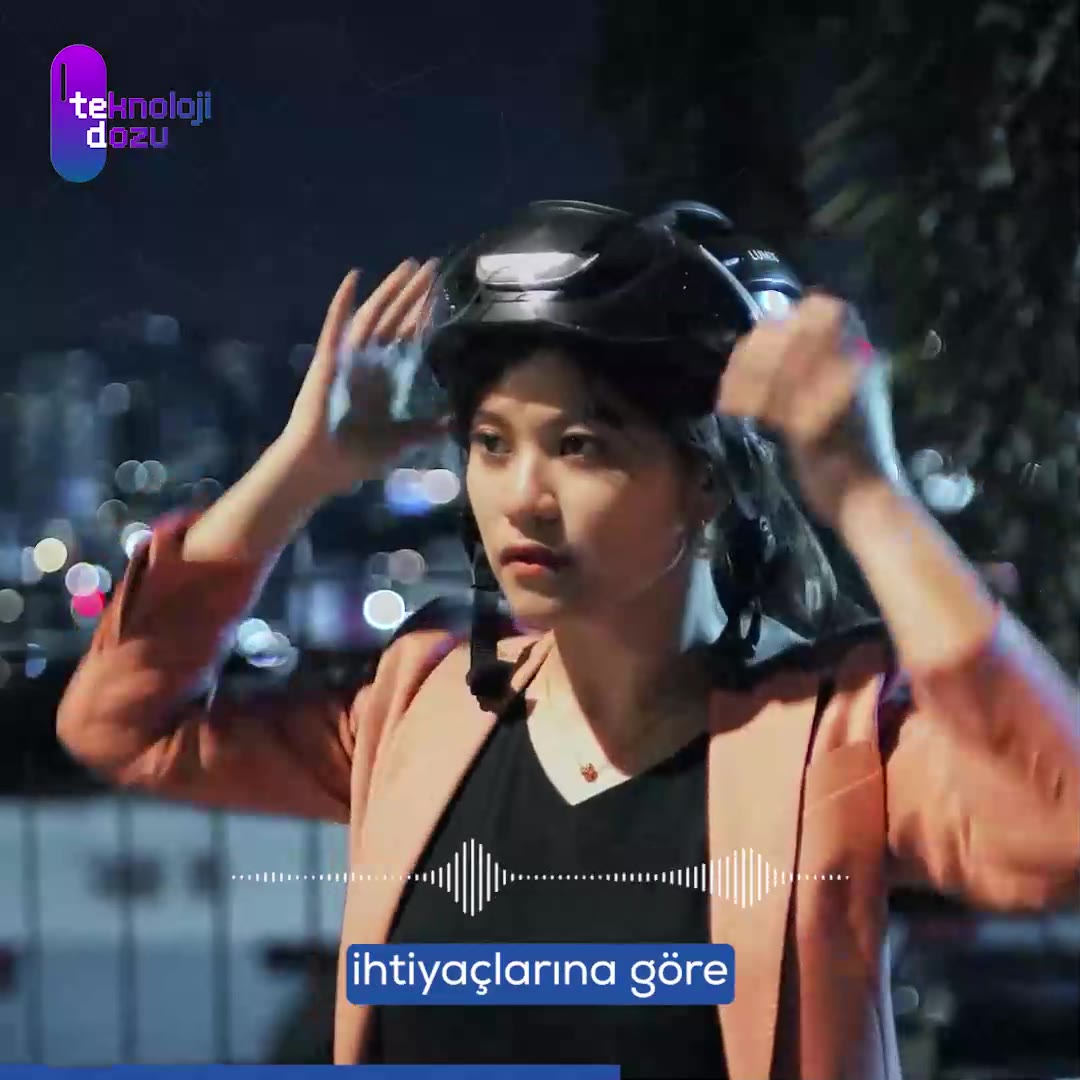 Lumos Ultra: Gece-gündüz maksimum güvenlikli akıllı kask