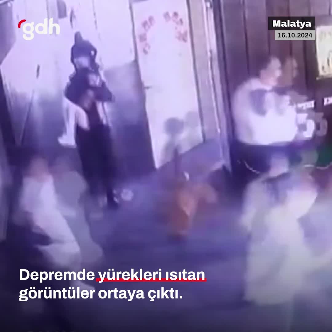 Malatya'daki 5.9 büyüklüğündeki depremin okul görüntüleri