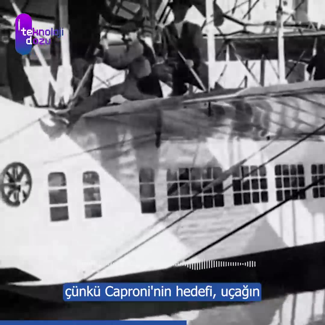 Dokuz Kanatlı Caproni Ca.60 Noviplano Uçan Tekne