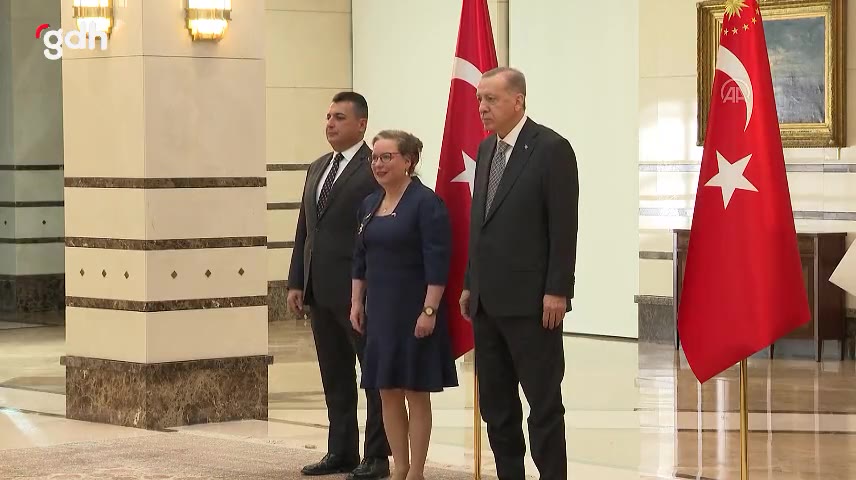 İsrail Büyükelçisi Lillian, Erdoğan'a güven mektubu sundu