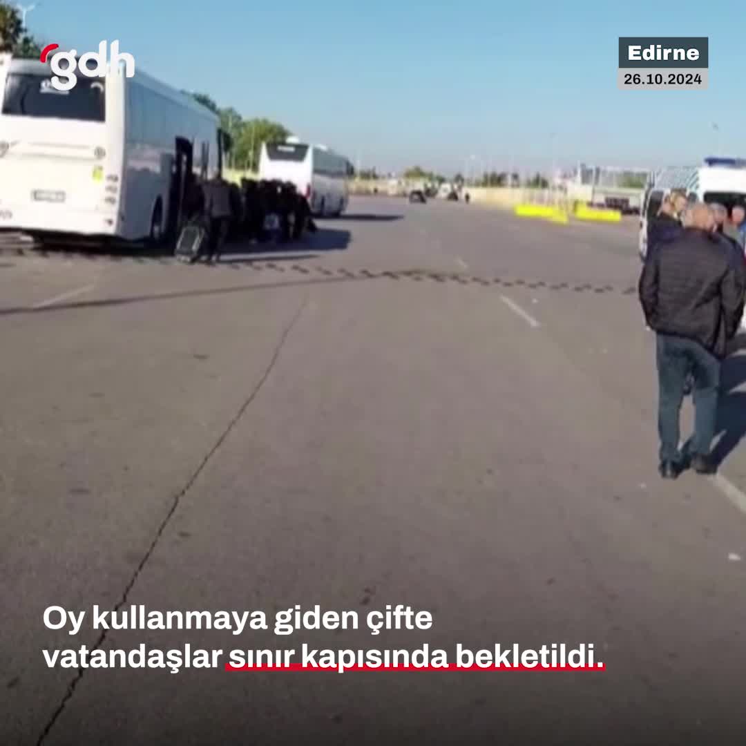 Bulgaristan seçimleri için Türkiye'den giden çifte vatandaşlar bekletildi