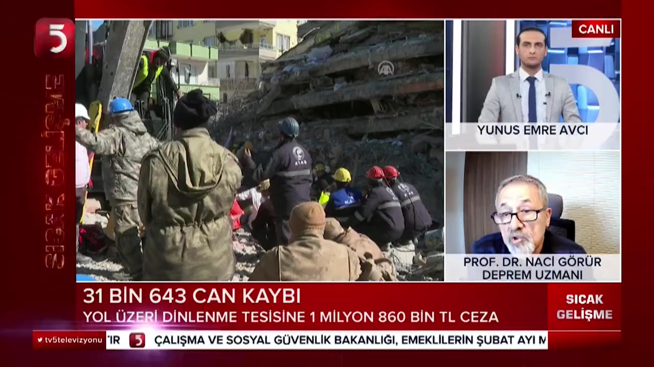 Prof. Dr. Naci Görür: Marmara'da büyük deprem olasılığı yüksek