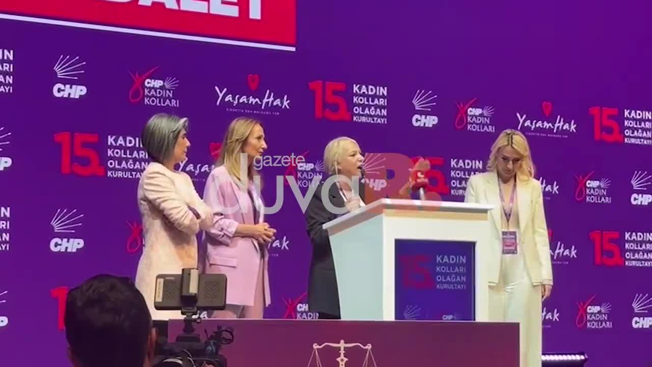 CHP Kadın Kolları kurultayında “fişleme” iddiası nedeniyle gerginlik