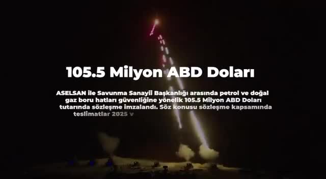 ASELSAN ve SSB, boru hatları güvenliği için 105.5M$ sözleşme imzaladı