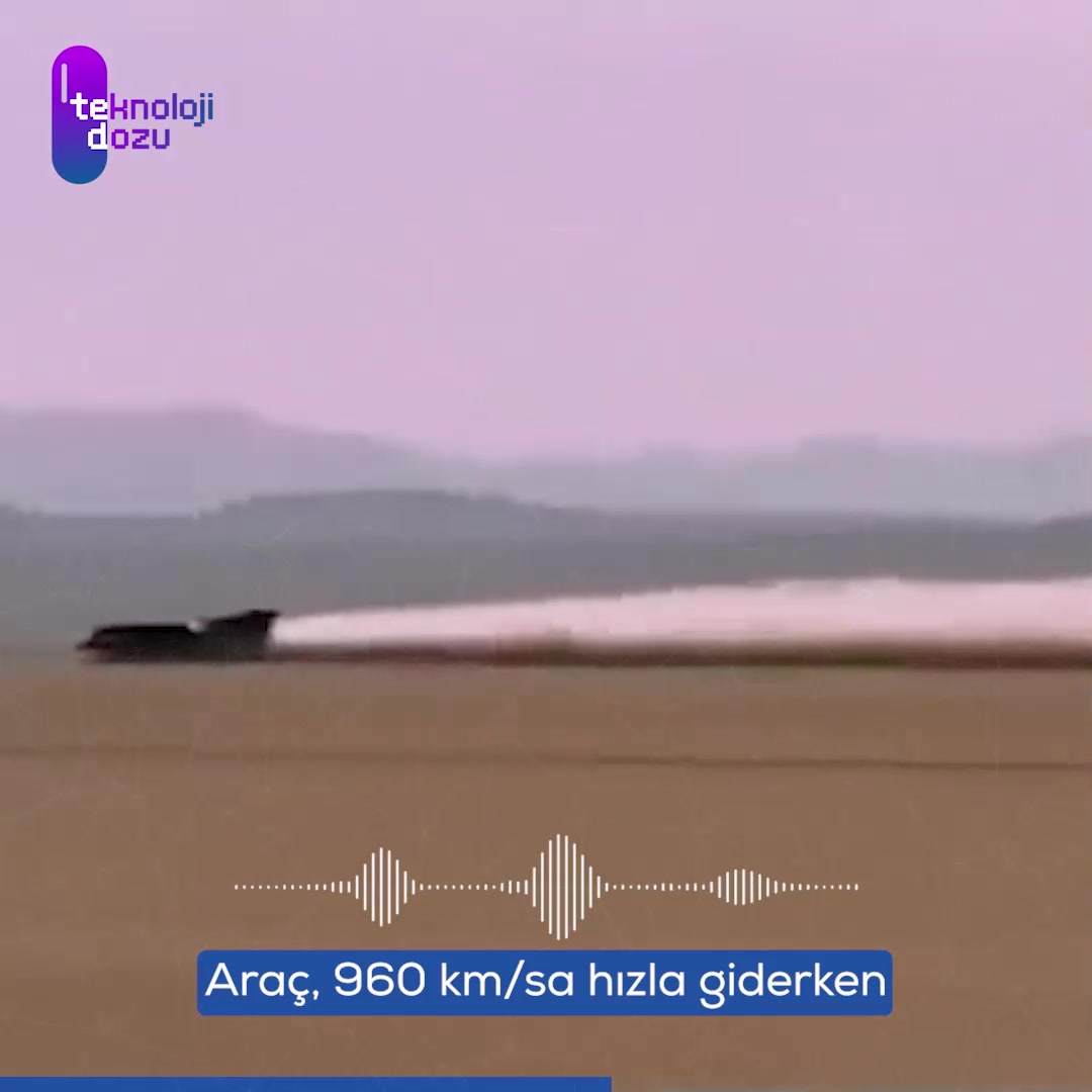 Dünyanın en hızlı kara aracı: Thrust SSC rekoru kırdı