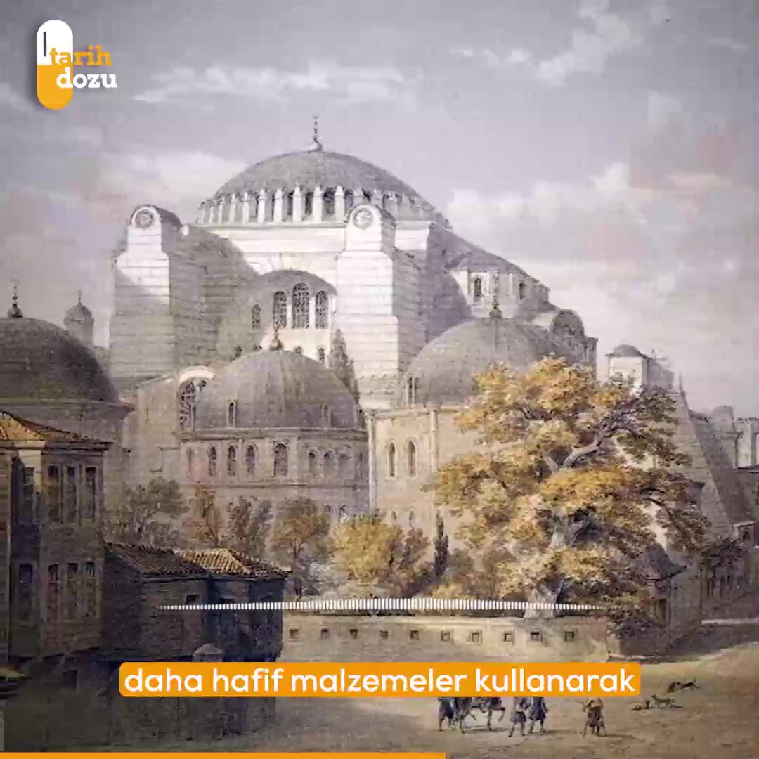 Ayasofya'nın kubbesini çöken büyük İstanbul depreminin hikayesi