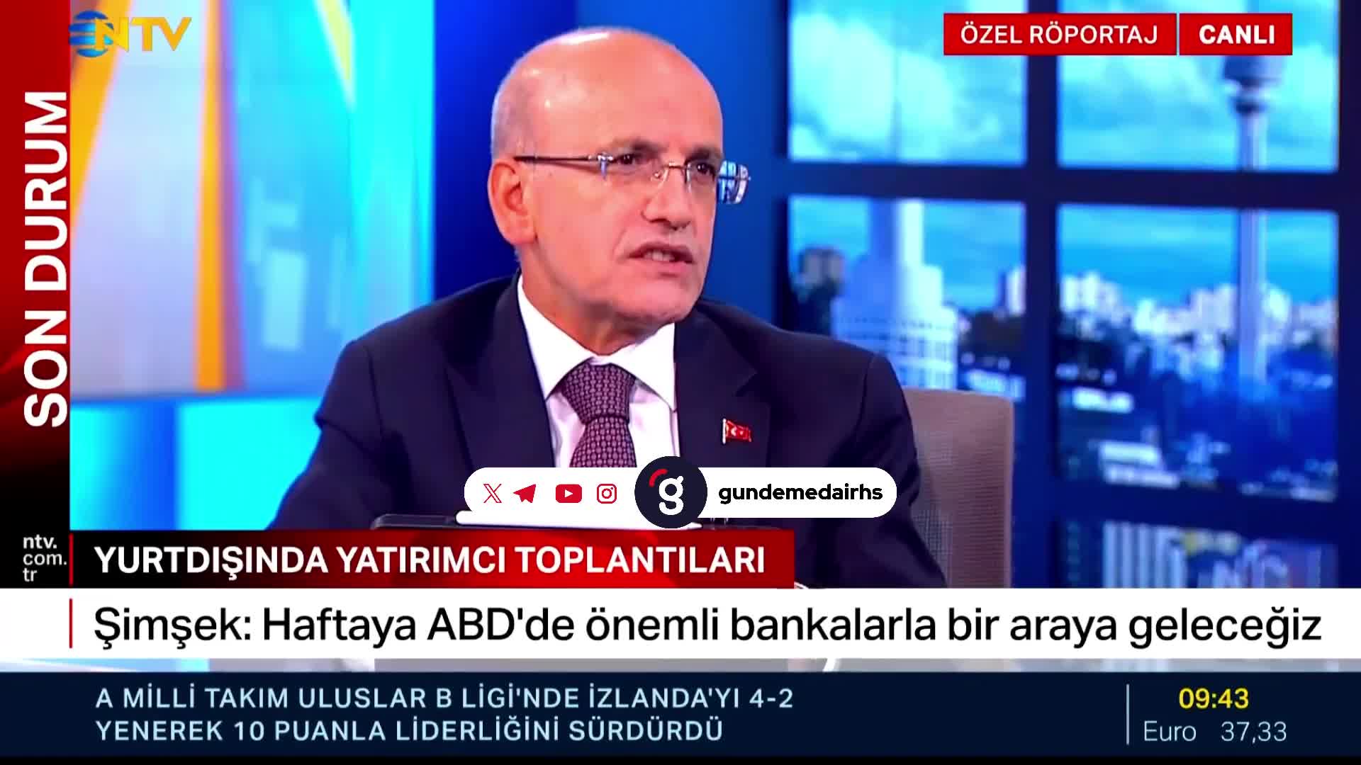 Hazine Bakanı Şimşek: Haftaya ABD'de bankalarla toplantı yapacağız