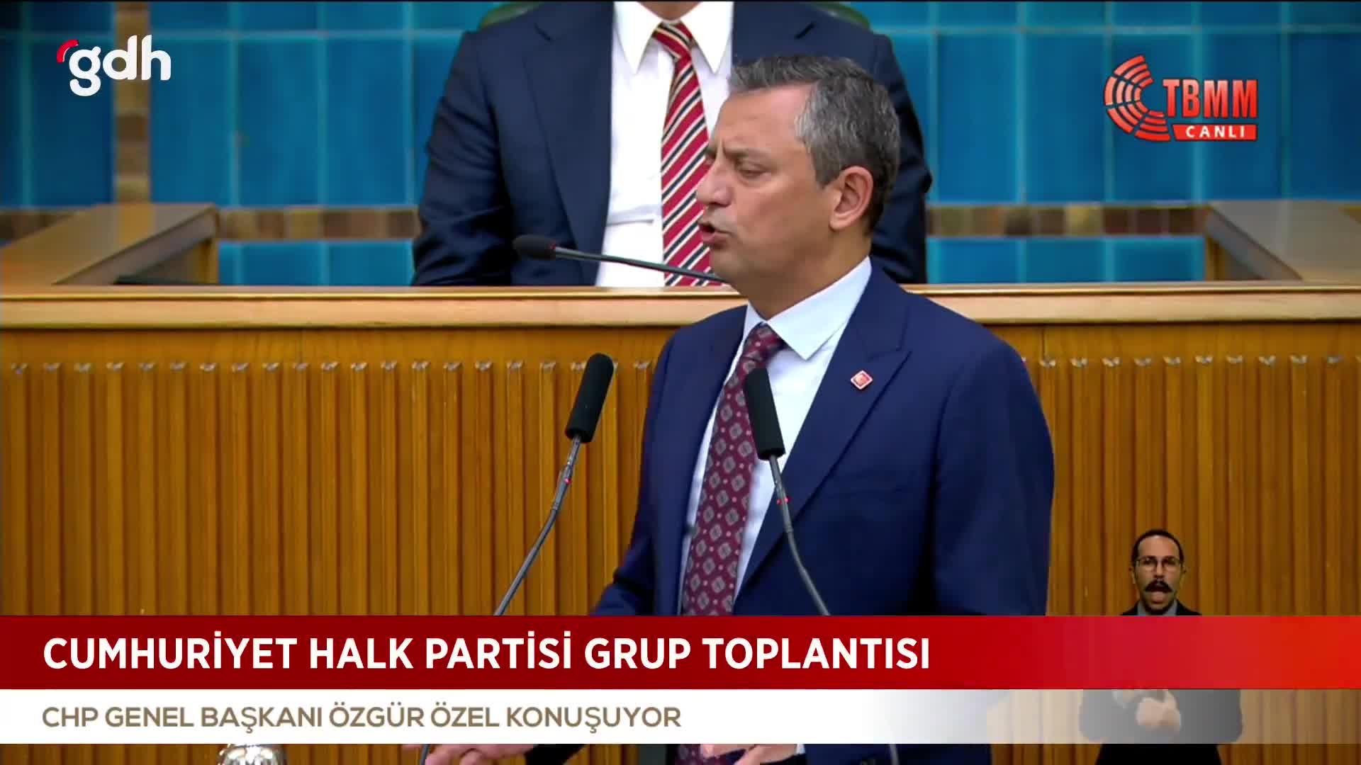 Özgür Özel: Erdoğan, Meclis'te Türkiye'nin hedef olduğunu söyledi