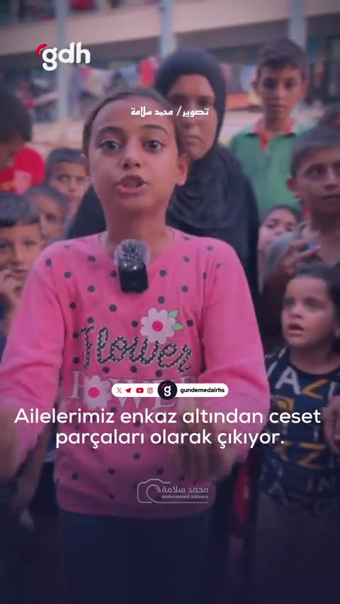 İsrail bombardımanına isyan eden çocuk: "Neden biz gibi yaşamıyoruz?"