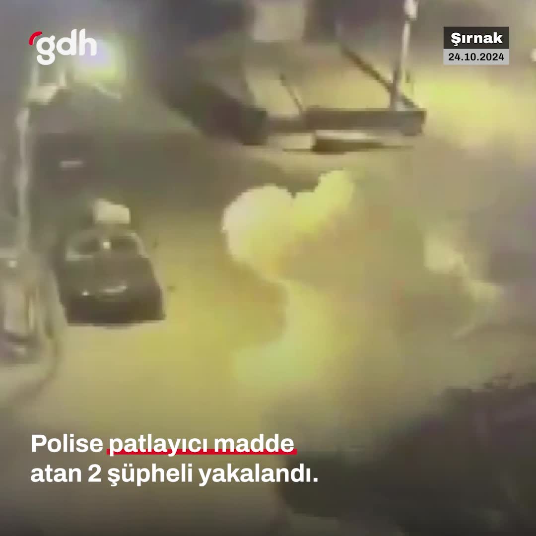Cizre'de polis ekiplerine patlayıcı atan iki şüpheli yakalandı